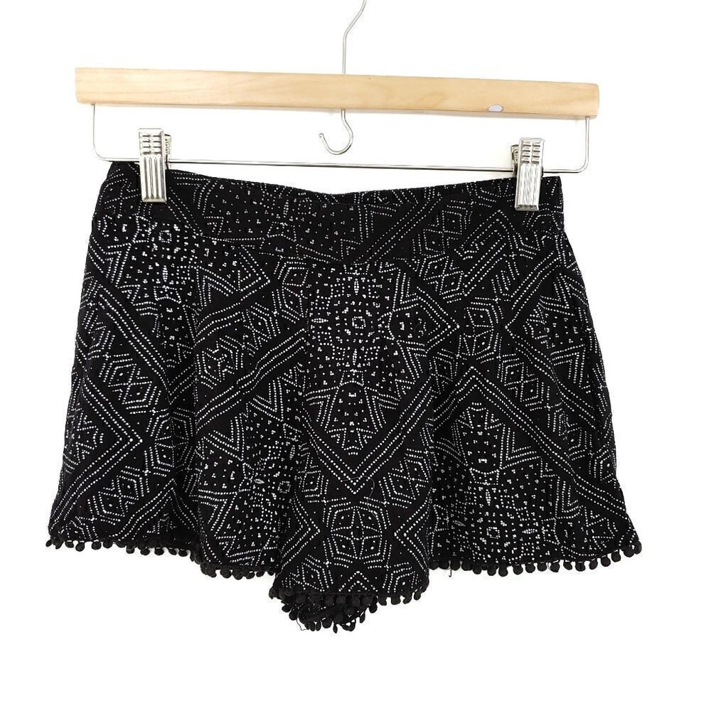 Urban Outfitters Ecote Black Shorts XS Boho Print